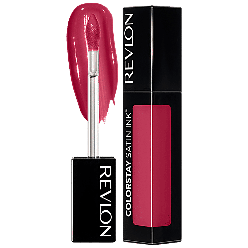 Revlon ColorStay Satin Ink Crown Jewels Liquid Lipstick - Longlasting, Waterproof, Moisturising, 5 ml 031 Pink Dutches 