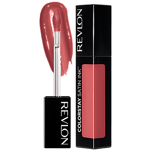 Revlon ColorStay Satin Ink Crown Jewels Liquid Lipstick - Longlasting, Waterproof, Moisturising, 5 ml 037 Majestic Rose