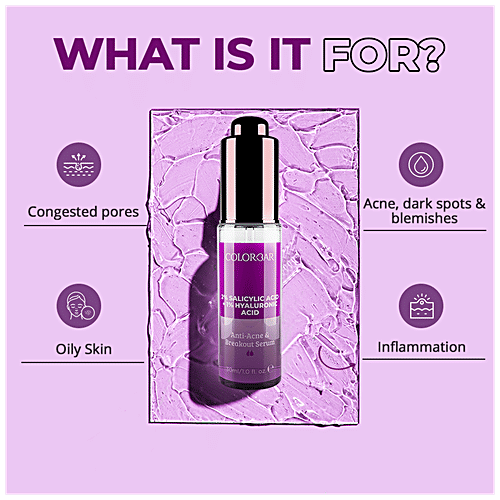 Buy ColorBar Antiacne & Breakout Serum 2 Salicylic Acid + 1