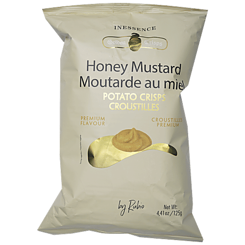 Rubio Inessence - Potato Chips, Honey & Mustard, Premium Flavour, 125 g  