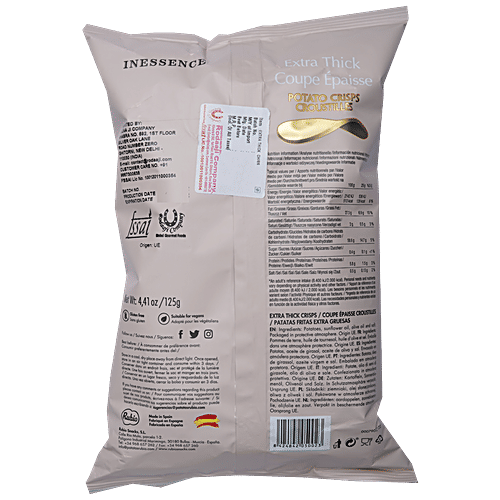 Rubio Inessence - Potato Chips, Extra Thick, Premium Flavour, 125 g