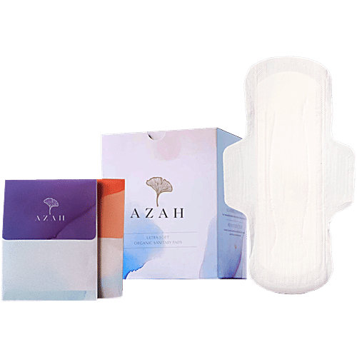 Buy Azah RashFree Organic Sanitary Pads All XL, Without Disposable