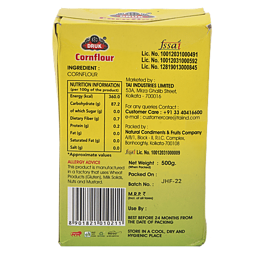 Buy Druk Corn Flour Thickening Agent, Earthy Flavour, High In Fibre