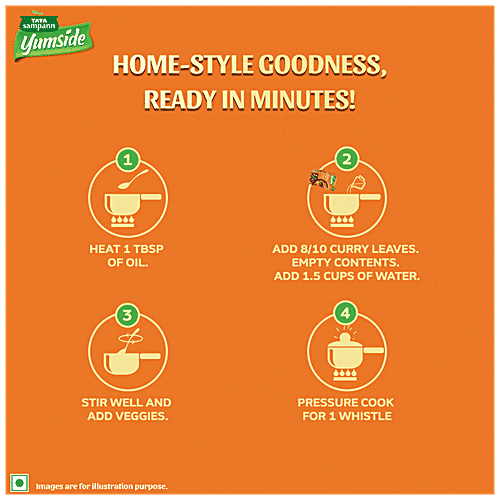 Tata Sampann Yumside Thanjavur Style Sambar Paste - Ready To Cook, Serves 4, 150 g  