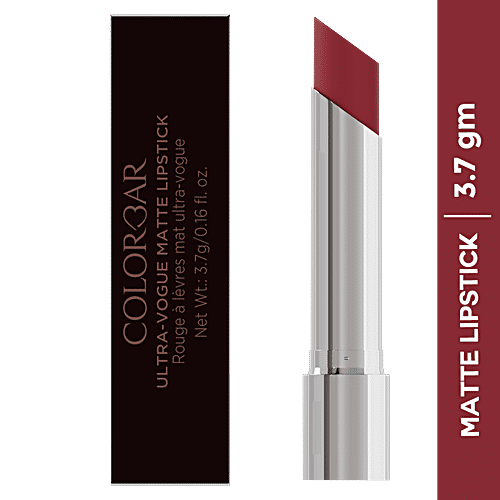 ColorBar Ultra Vogue Matte Lipstick - Highly Pigmented, Lasts Long, 3.7 g Bond - 004 