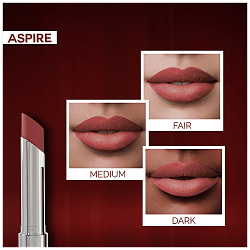 ColorBar Ultra Vogue Matte Lipstick - Highly Pigmented, Lasts Long, 3.7 g Aspire - 005