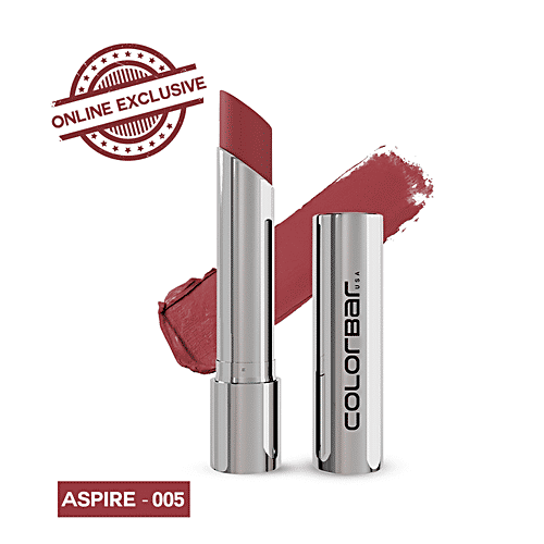 ColorBar Ultra Vogue Matte Lipstick - Highly Pigmented, Lasts Long, 3.7 g Aspire - 005