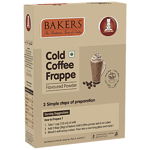 Buy BAKERS Cold Coffee Frappe Flavoured Powder Ready To Use Online at