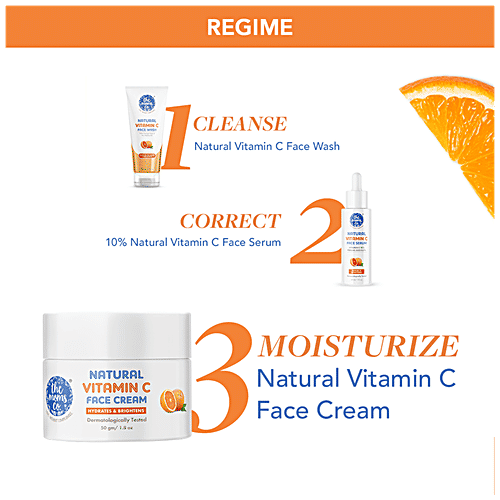 Buy The Moms Co Natural Vitamin C Face Cream Hydrates & Brightens