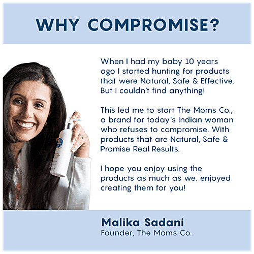 The Moms Co Natural Daily Sunscreen - SPF 45+ PA++++, Light, Non-Sticky, UVA & UVB Protection, 50 g