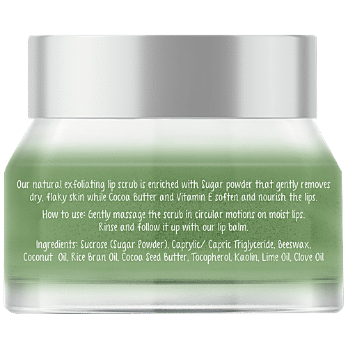 Buy The Moms Co Natural Exfoliating Lip Scrub Sugar Powder & Cocoa