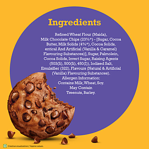 Cadbury Chocobakes Choco Chip Cookies, 83 g  Cadbury now in a Cookie, Perfect for Sharing with Your Loved ones
