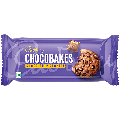 Cadbury Chocobakes Choco Chip Cookies, 83 g  Cadbury now in a Cookie, Perfect for Sharing with Your Loved ones