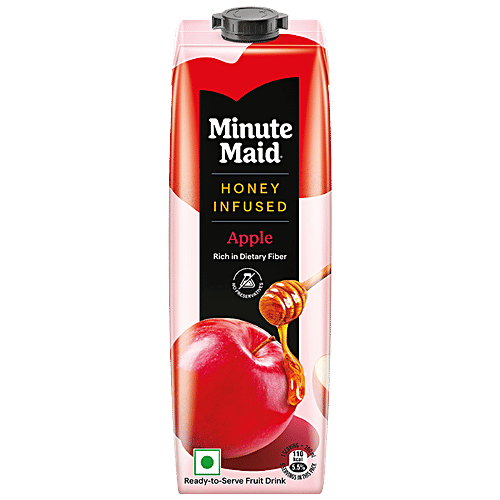 Buy Minute Maid Apple Juice Honey Infused, Ready To Serve, Fruit