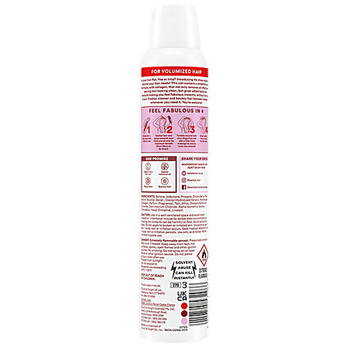 Buy Batiste Dry Shampoo Volume, For Fresher, Fuller & Lifeless Hair
