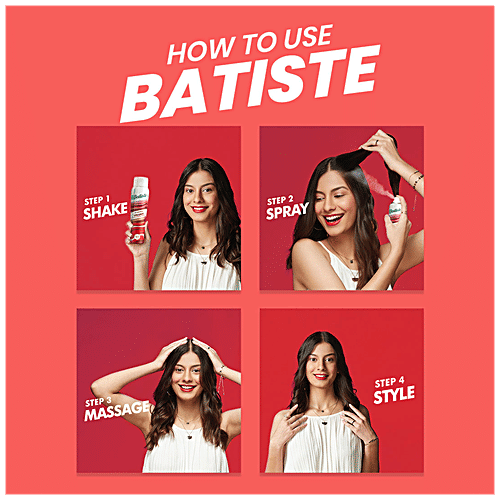 Buy Batiste Dry Shampoo Volume, For Fresher, Fuller & Lifeless Hair