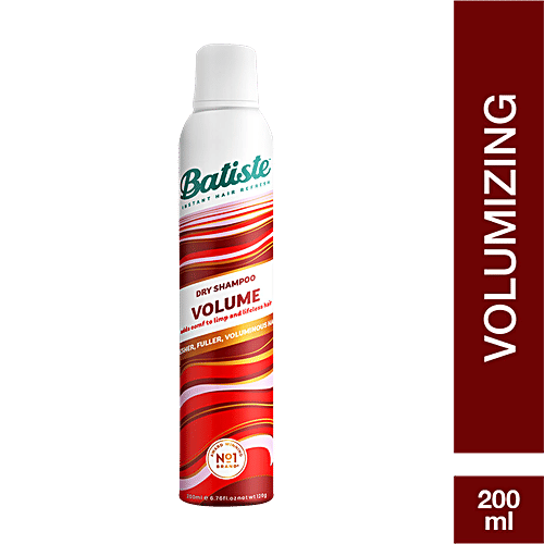 Buy Batiste Dry Shampoo Volume, For Fresher, Fuller & Lifeless Hair Online at Best Price of Rs