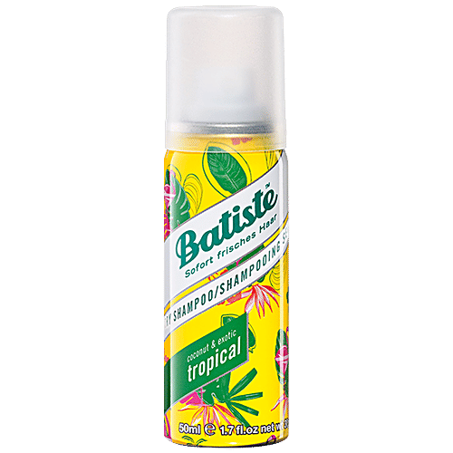Buy Batiste Dry Shampoo Coconut & Exotic Tropical, Absorbs Excess Oil