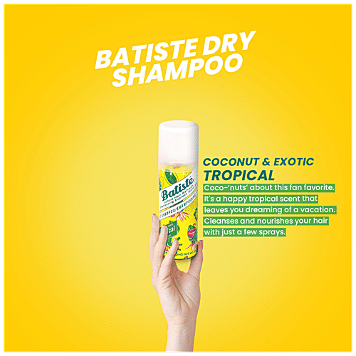 Buy Batiste Dry Shampoo Instant Hair Refresh, Coconut & Exotic