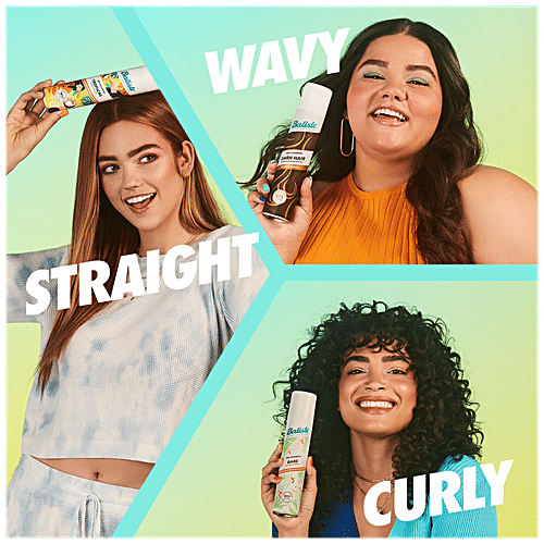 Batiste Dry Shampoo - Love Is Love, Irresistible Peach, Refreshes Hair Without Drying, 200 ml