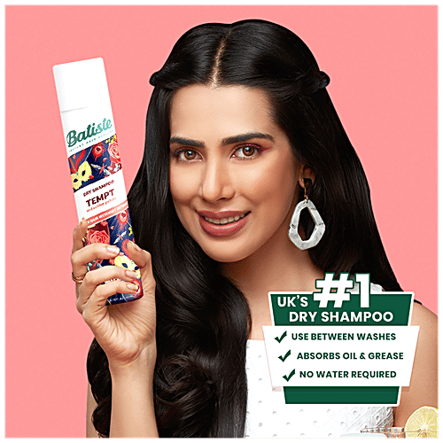 Buy Batiste Dry Shampoo Tempt, Seductive Petals, Refreshes Hair