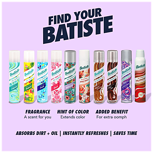 Buy Batiste Dry Shampoo Star Kissed, Dreamy Gardenia, Refreshes Hair
