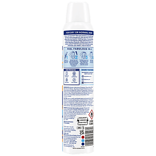 Buy Batiste Dry Shampoo Hydrate, No White Residue, For Damaged Hair
