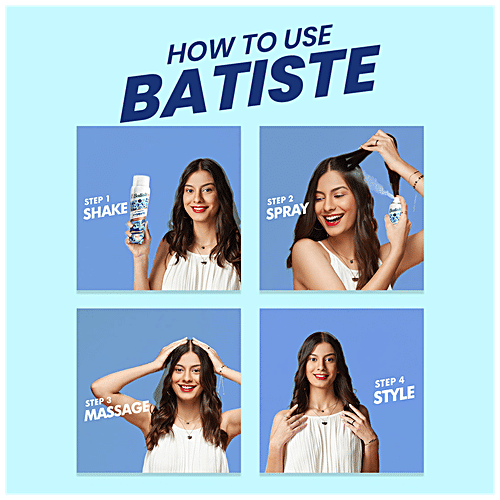 Buy Batiste Dry Shampoo Hydrate, No White Residue, For Damaged Hair