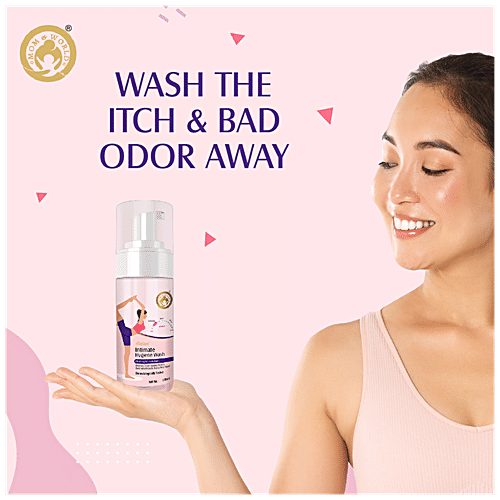 Buy Mom & World Natural Intimate Foaming Feminine Hygiene Wash Dermatologically Tested Online