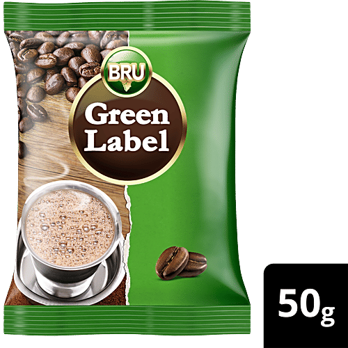 Buy BRU Green Label Coffee Chicory Blend, Rich, Strong & Aromatic