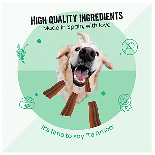Bark Out Loud Veggie Bacon - Low Fat, High Protein Vegan Treats, made in Spain for dogs, 100 g