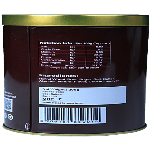 ANB AMORE Almond Cookies - Rich In Taste, Buttery Flavour, 200 g  