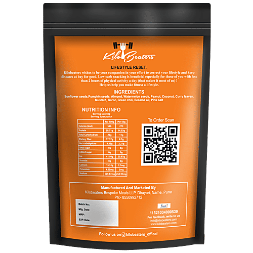 Buy Kilobeaters Roasted South Style Nuts Namkeen Keto & Diabetes