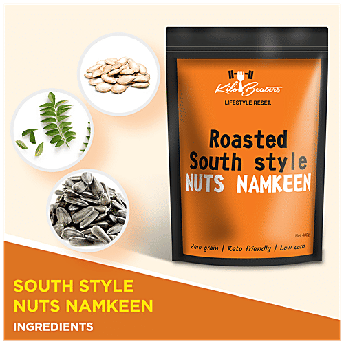 Buy Kilobeaters Roasted South Style Nuts Namkeen Keto & Diabetes