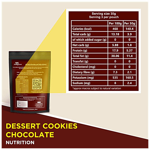 Buy Kilobeaters Dessert Cookies Chocolate, High Protein, Diabetic