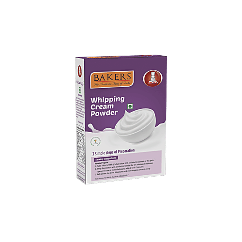 Buy BAKERS Whipping Cream Powder Vanilla Online at Best Price of Rs