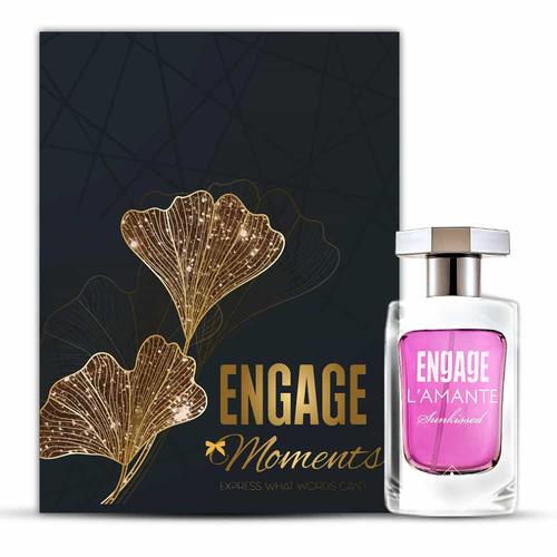 Engage L'amante Sunkissed Eau De Perfume - Floral & Fruity, Long-Lasting,  For Women, 100 ml