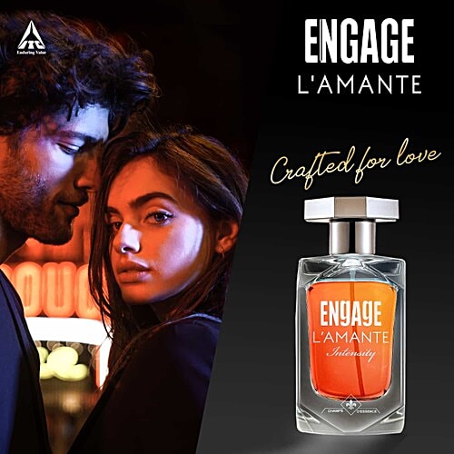 Engage L'amante Eau De Perfume Combo Gift Box - Absolute & Intensity, For Men & Women, 100 ml (Pack of 2) 