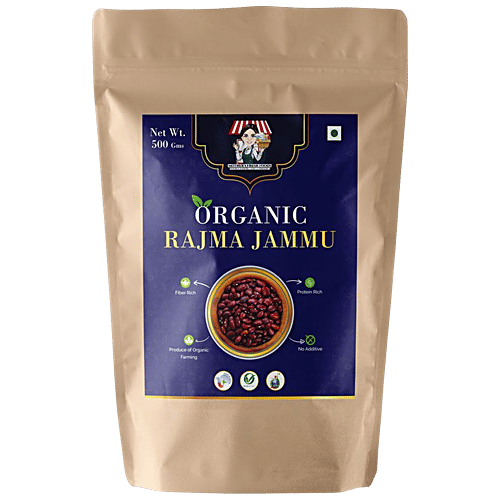 Mothers Fresh Foods Organic Rajma Jammu - Protein Rich, 500 g