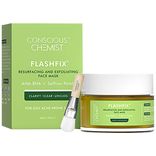 Buy Conscious Chemist Flashfix Resurfacing & Exfoliating Face Mask