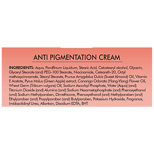 Natures Essence Anti Pigmentation Cream With 10% Niacinamide - Reduces Dark Spots, 45 g