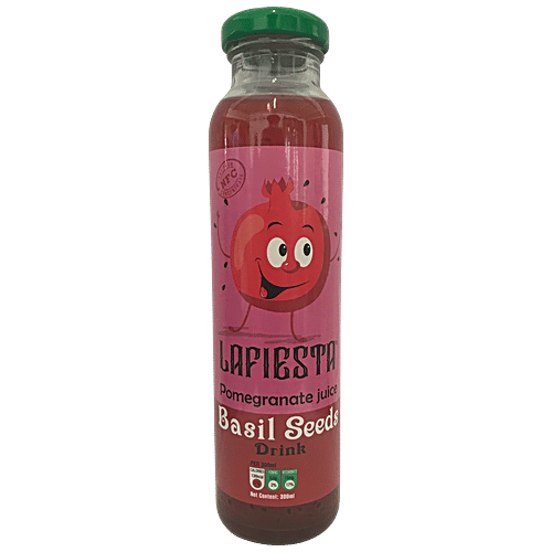 Buy Lafiesta Pomegranate Juice Basil Seeds Drink Rich In Vitamins