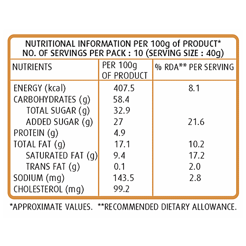 Winkies Love Cake Banana - Premium Quality, 400 g  