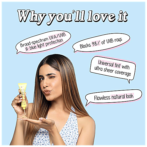 MyGlamm POPxo Selfie Ready Tinted Sunscreen - SPF 50, PA+++, Blue Light Protection, 30 g  