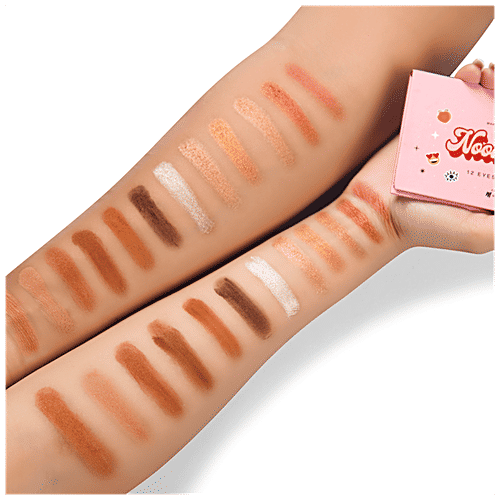 MyGlamm POPxo Makeup Nood Crew 12 Eyeshadow Kit - Mattes & Shimmers, 8.4 g  