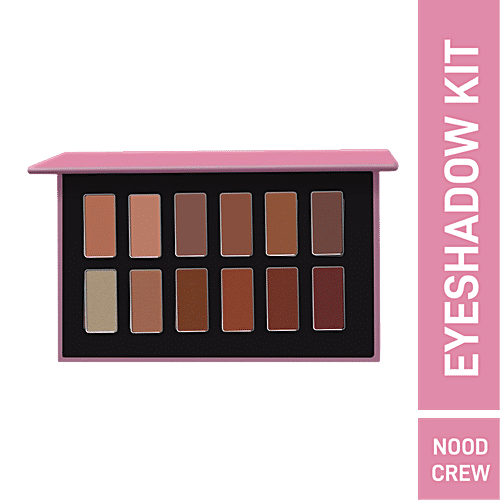Buy MyGlamm POPxo Makeup Nood Crew 12 Eyeshadow Kit Mattes & Shimmers