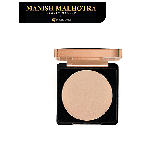 MyGlamm Manish Malhotra Skin Awakening Compact - With SPF 30, Anti-Shine Effect, 9 g Warm Bronze 