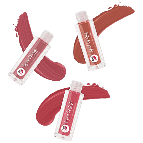 MyGlamm POPxo Makeup Homegirls Liquid Lipstick Kit - Cheerleader, Ride or Die, BFF 4L, 3 pcs  