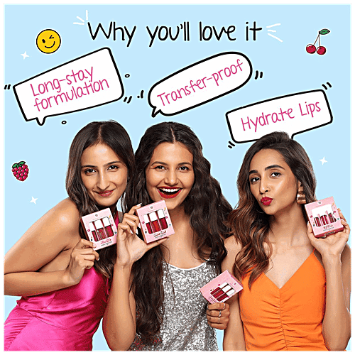 MyGlamm POPxo Makeup Homegirls Liquid Lipstick Kit - Cheerleader, Ride or Die, BFF 4L, 3 pcs  