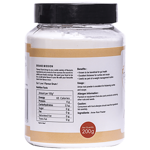 Buy Flavour Drum Arrowroot Powder Used To Thicken Sauces, Soups
